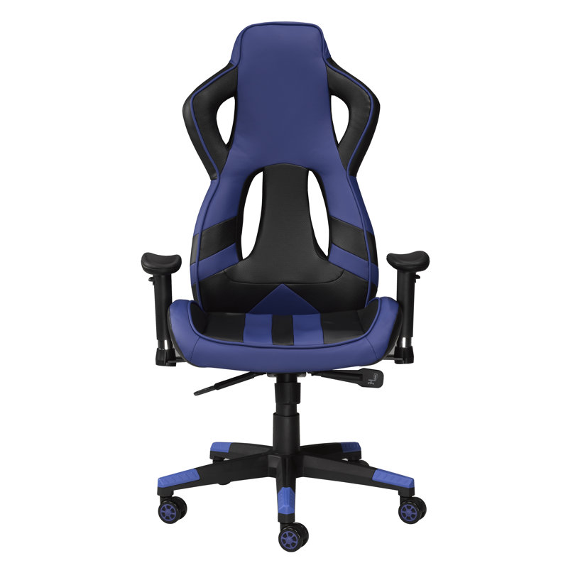 Fauteuil de jeu PC et de course, Bleu