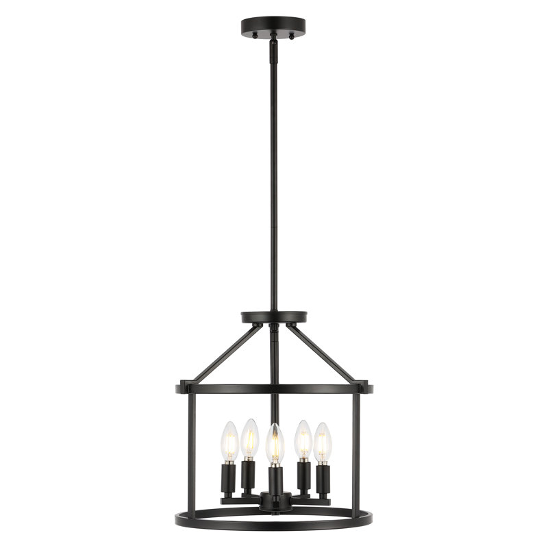 Viroana 5 - Light Dimmable Lantern Geometric Chandelier