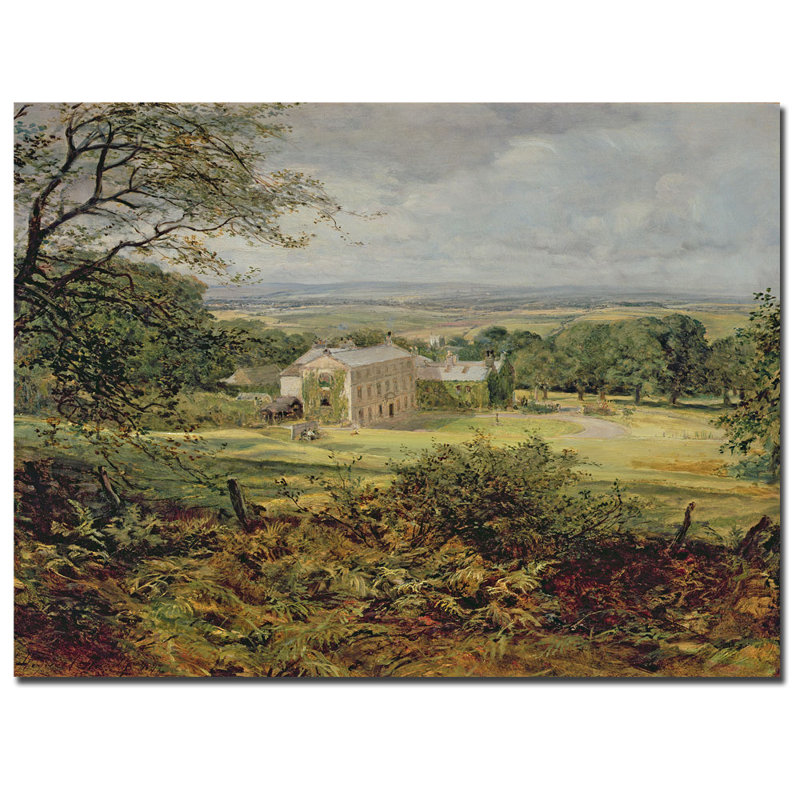« english landscape » par heywood hardy, reproduction d’art sur toile tendue, H 18 po x l 24 po x P 2 po