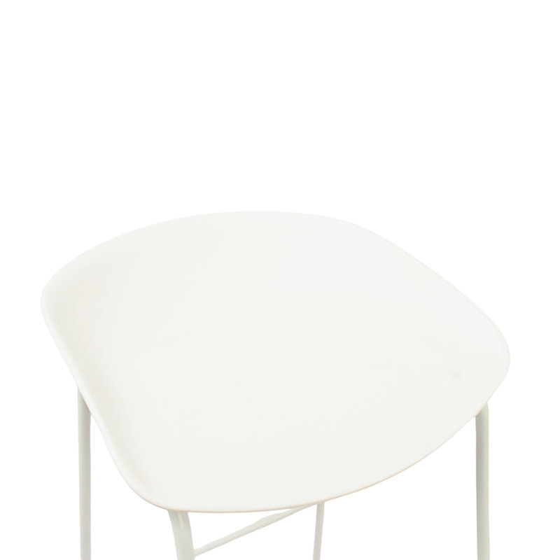 Tabouret de comptoir 26 po Austin, Blanc, Noir