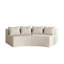 Canapé modulaire courbé avec quatre coussins Boneless-645028316