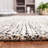 Narciza Abstract Hand Tufted Wool/Cotton Rug in Black/Gray-2099852442