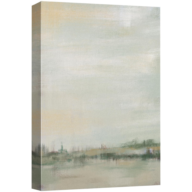 Décoration murale abstraite minimaliste contemporaine nordique de couleur grunge, Toile tendue, H 48 po x l 32 po x P 1,5 po