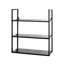 Raloo 3 Piece Metal Tiered Shelf