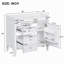 Meuble-lavabo de salle de bain de 91 cm (36 po) sans comptoir, meuble de rangement moderne en bois massif avec 2 tiroirs et un tiroir basculant (lavabo et comptoir non inclus)-1878407116-1878407117
