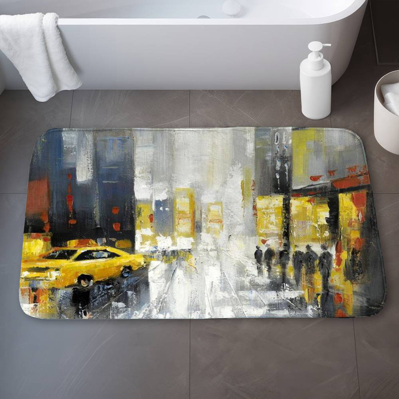 Fitor Non-Slip Bath Mat, 34" W x 21" L