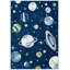 Tapis bleu marine / ivoire / vert Hilger-1549671089