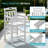 Pennington 3-Pieces 2-person Outdoor Patio Bars Set With Square Table And HDPE Chairs-126517246