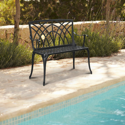 Batholo Aluminum Garden Bench by Lark Manor