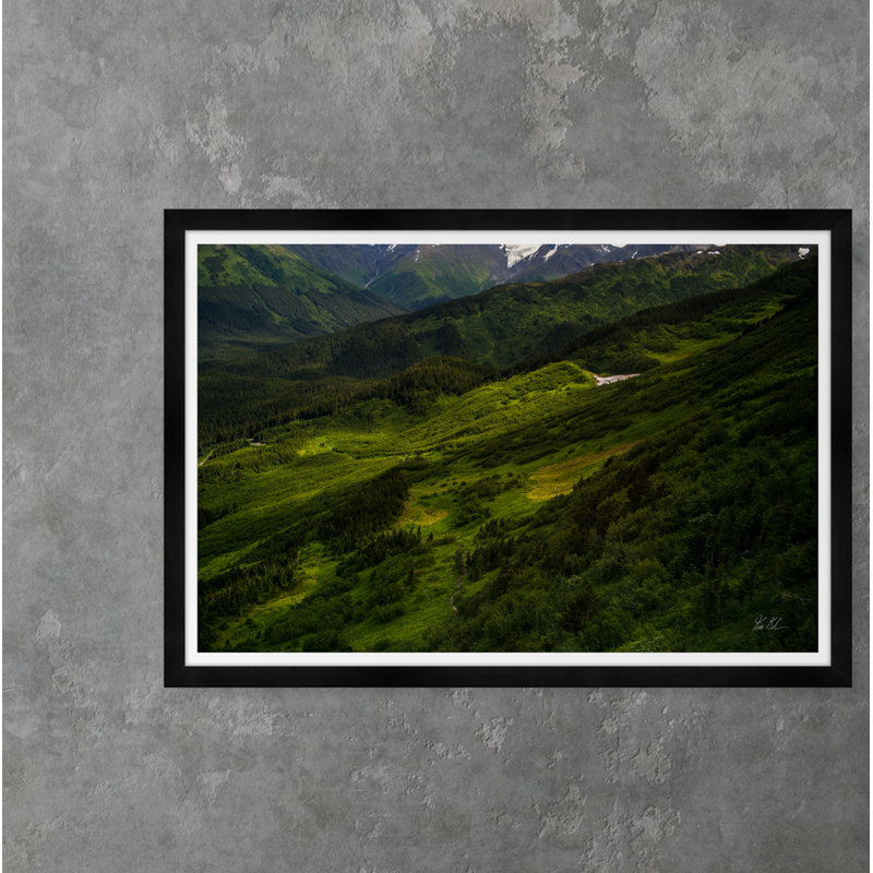 View From Mt. Alyeska Tram I Print