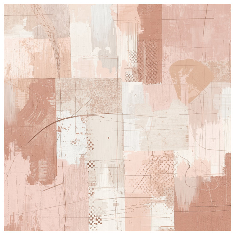 Patchwork Abstract Art Comforter, Twin