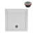 Streamline 32 in. x 32 in. Corner Acrylic Shower Base in Glossy White with Left Drain, Drain Included-117295501