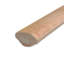 Coco Demi-Bullnose 1/2 In. X 7-7/8 In. Ceramic Wall Trim-23760348