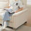 82 pouces, style, 3 sièges, beige, siège à assise souple moyenne, style détente en famille