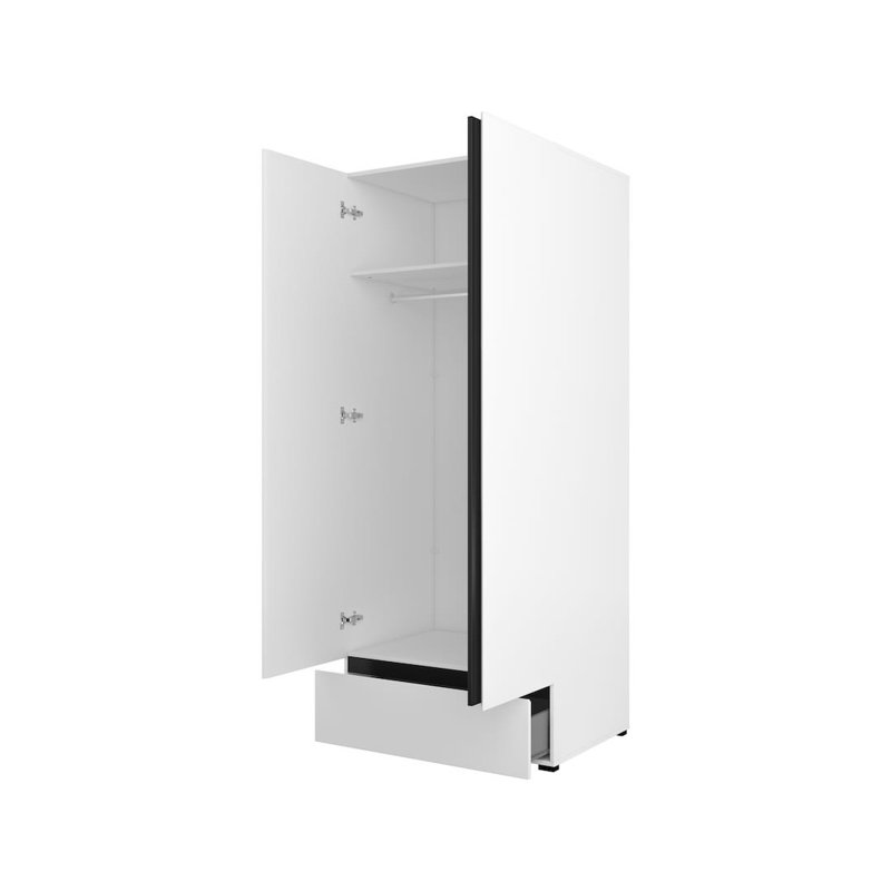 Scasso 2 Door Manufactured Wood Wardrobe, White