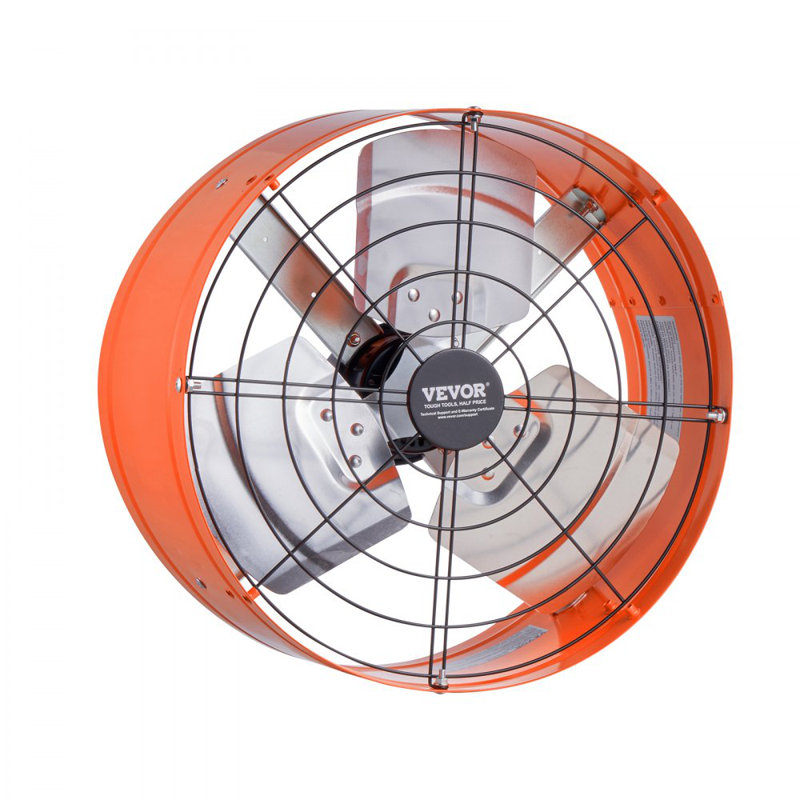 15 Inch Gable Mount Fan 1650 CFM Attic Exhaust Fan with Adjustable Thermostat