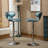 Leopoldo Swivel Upholstered Adjustable with Metal Frame-1273325874