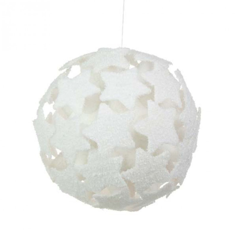 Astrology & Stars Bauble, White, 20cm H x 20cm W x 20cm D