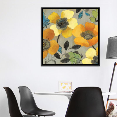 " Yellow And Orange Poppies II " Print