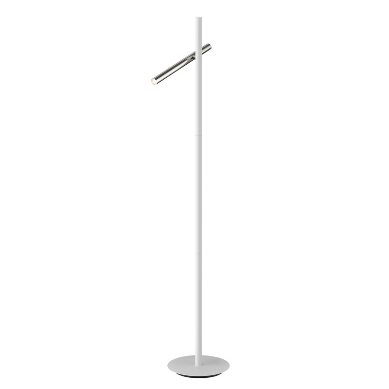 Kuhlmann 167cm LED Novelty Floor Lamp, Chrome