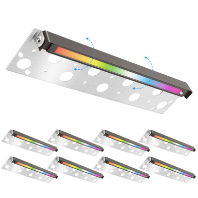 12 po DEL Hardscape Step Light Low Voltage Température de couleur sélectionnable - 8PK