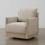 Fauteuil d'appoint pivotant rembourré Zenda-1280970305-1280970311