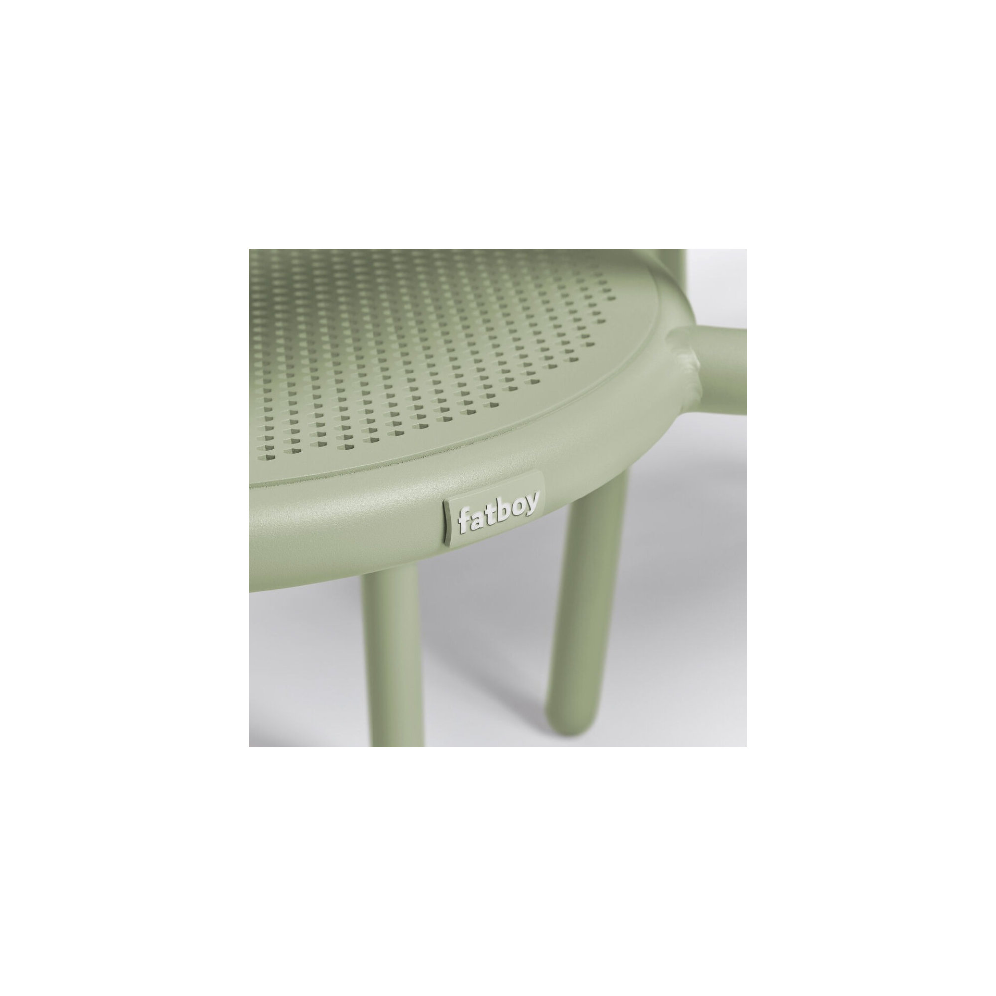 Toní Stacking Patio Dining Side Chair, Mist Green