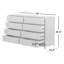 Commode double 8 tiroirs Cinan-71666325