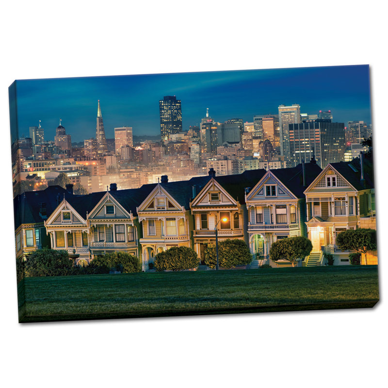 « painted ladies », reproduction de photo, Toile tendue, H 12 po x l 18 po x P 1,5 po
