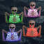 Décorations d'Halloween pour l'extérieur squelette illuminé