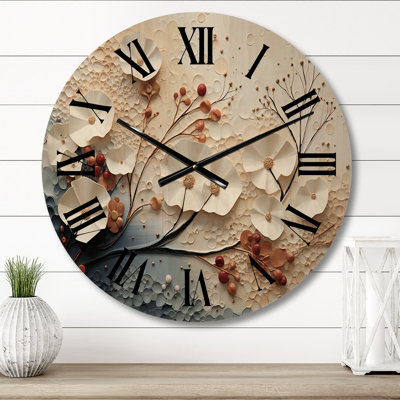 Northshire Solid Wood Wall Clock