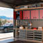 Armoire de rangement murale en métal avec portes doubles verrouillables-133258268
