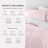 7-Piece Reversible Bedding Bundle - Solid Comforter and Patterned Sheet Set-99311801-99311808