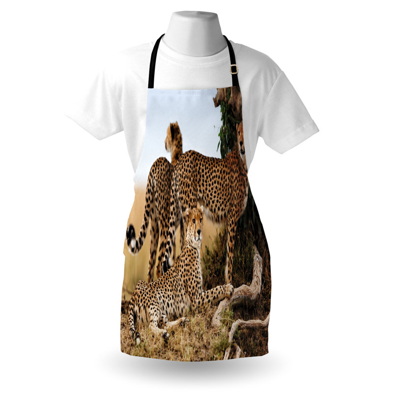 No Pattern Bib Apron