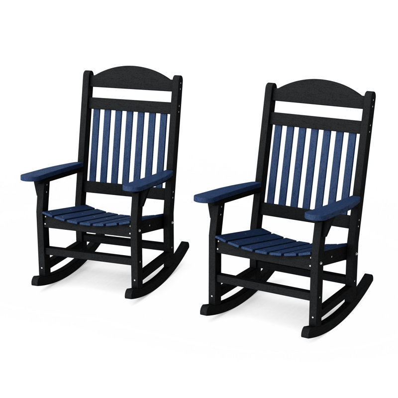 Ensemble de 2 chaises berçantes Heritage, Patriot Blue/Black