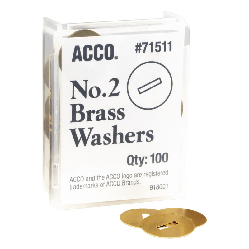 ACCO Washer Metal File Fasteners