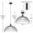 Oxendine 19.75" W 1-Light Woven Metal Pendant