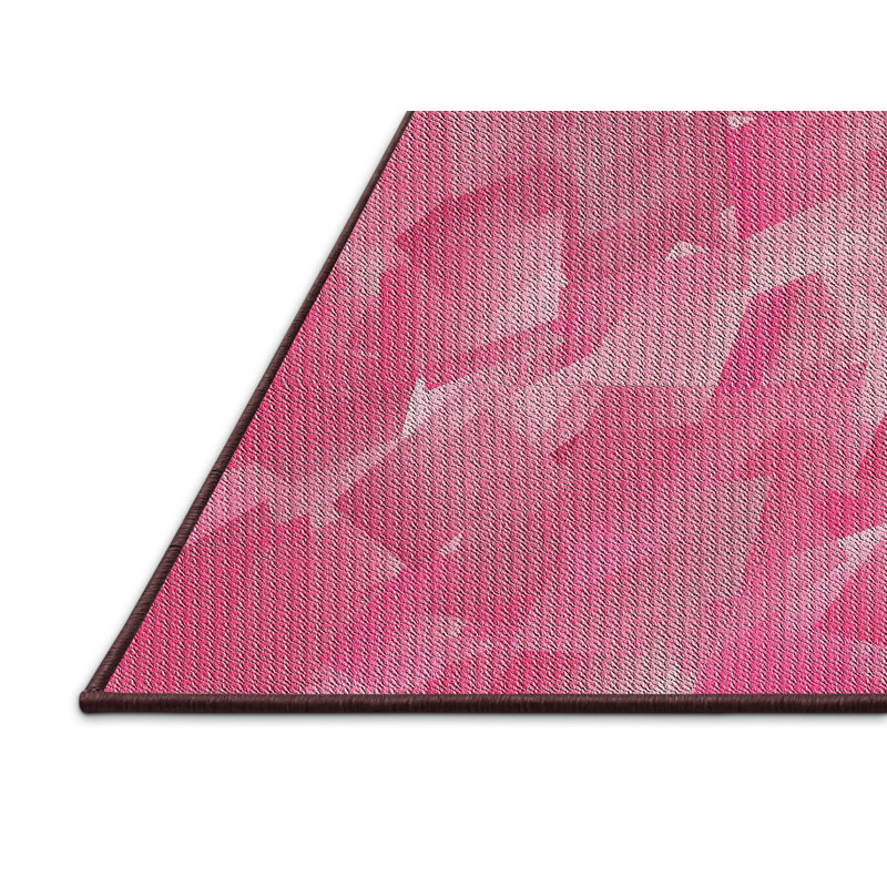 Geometric Indoor Rug, Rectangle 4' x 6'