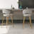 Kristyn Upholstered Counter Stool with Metal Frame-1947774187