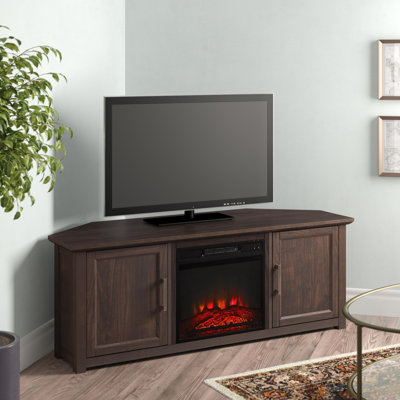 Meuble télé avec foyer électrique pour téléviseur de 60 po ou moins Rozier