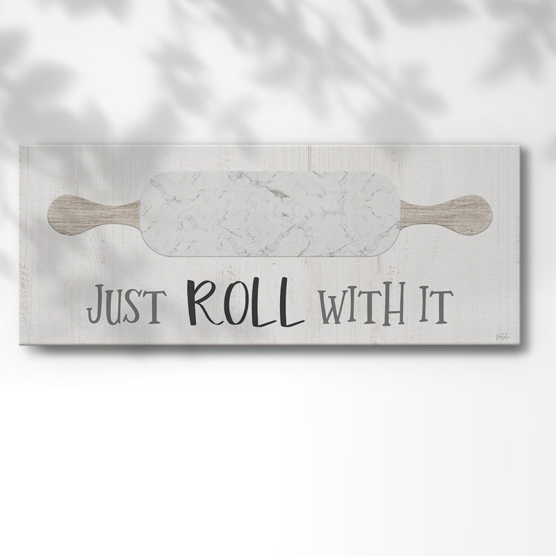 " Roll With It ", 8" H x 20" W x 1.5" D
