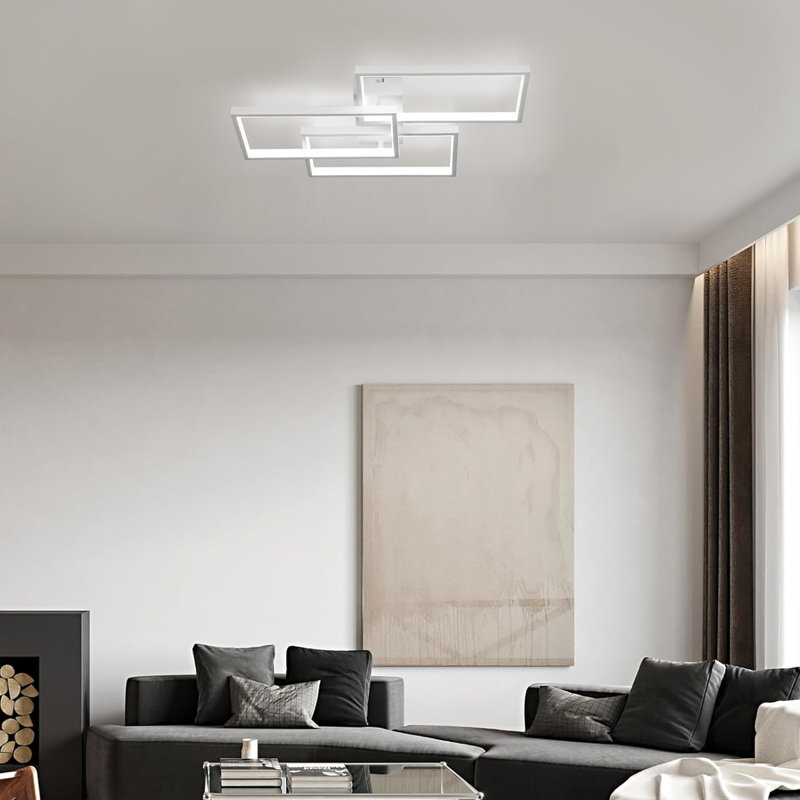 Coben LED Flush Mount, White