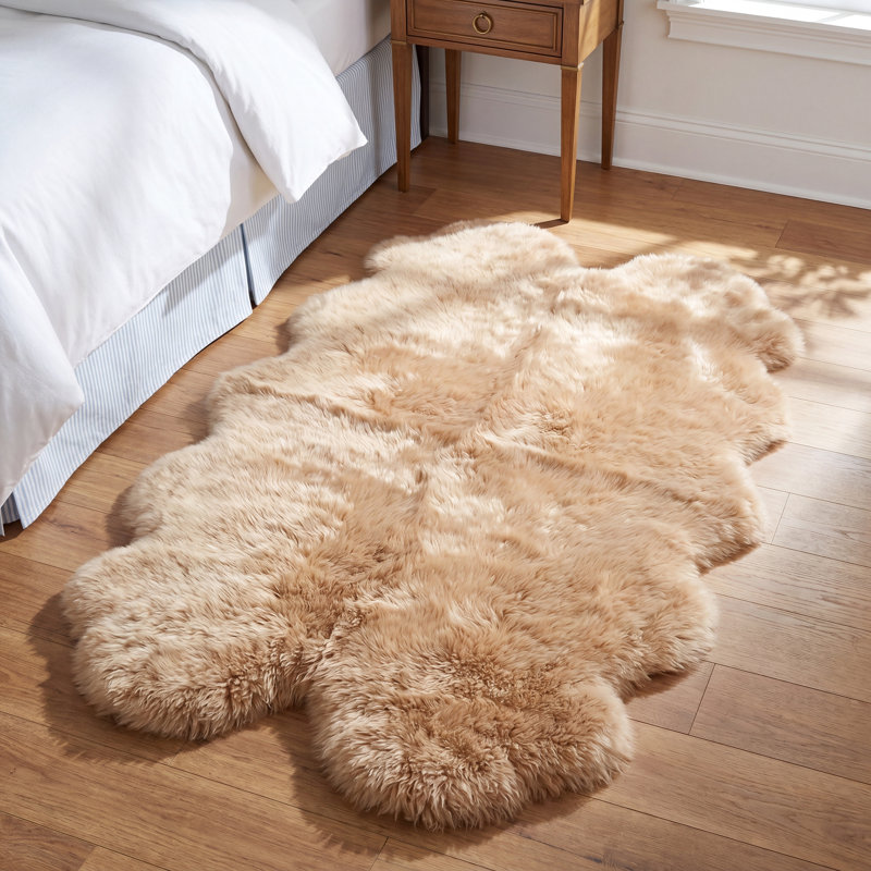 Pavlova Sheepskin Indoor Rug, Rectangle 3'7" x 6'