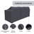 73'' Wide Outdoor Straight Patio Sofa Cover