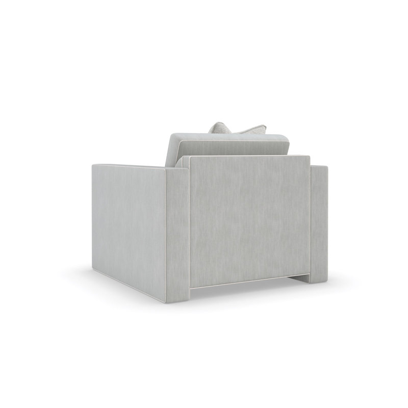 Armchair, Gray Polyester Blend