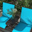 Banc oscillant avec table centrale Outsunny
