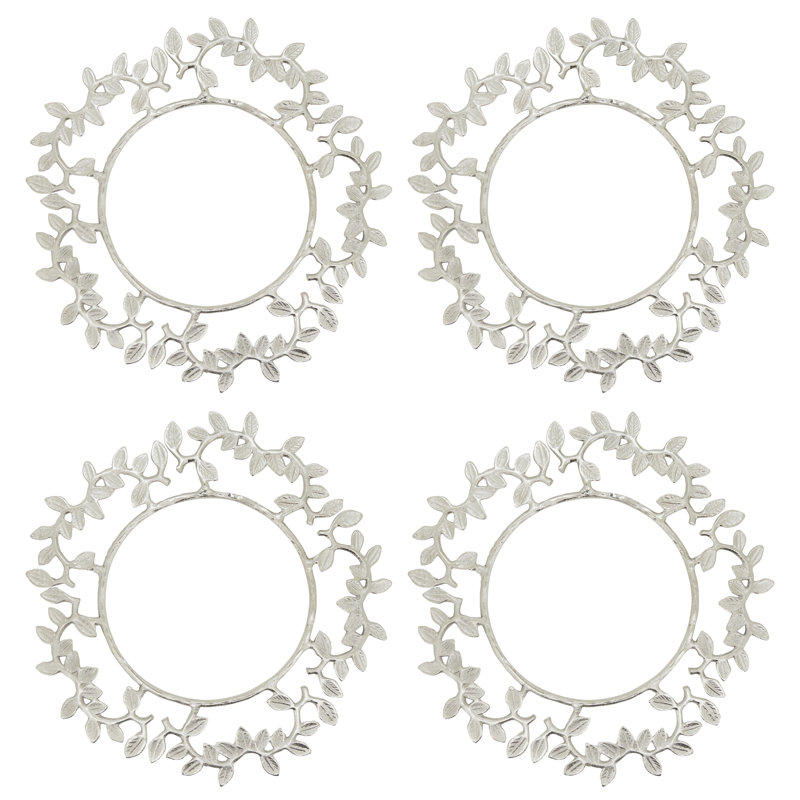 Leaf Border Charger (Set of 4)
