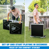 GoPong 8-Foot Portable Folding Beer Pong / Flip Cup Table (6 balls included)