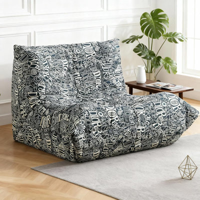 Fauteuil à billes pour adultes, canapé confortable avec mousse haute résilience