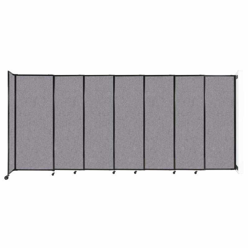 Cloison coulissante 5 pi, H 48 po x l 86 po x P 33 po, Gris nuageux
